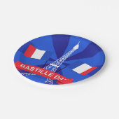 バスティーユ日7月14日フランスフランスの国民日 ペーパープレート (アングル)