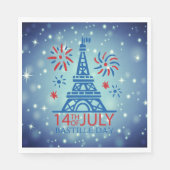 バスティーユ日7月14日フランスフランスの国民 スタンダードランチョンナプキン (正面)
