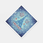 バスティーユ日7月14日フランスフランスの国民 スタンダードランチョンナプキン (角)