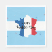 バスティーユ日7月14日フランスフランスの国民 スタンダードランチョンナプキン (正面)