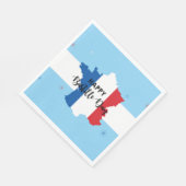 バスティーユ日7月14日フランスフランスの国民 スタンダードランチョンナプキン (角)