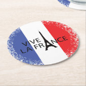 バスティーユ日7月14日フランスフランスの国民 ラウンドペーパーコースター (アングル)