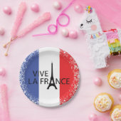 バスティーユ日7月14日フランスフランスの国立7" ペーパープレート (パーティー)