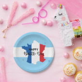 バスティーユ日7月14日フランスフランスの国立7" ペーパープレート (パーティー)