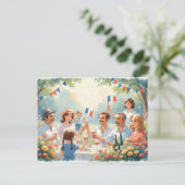 バスティーユ日 ポストカード (スタンド正面)