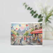 バスティーユ日 ポストカード (スタンド正面)