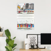 バスティーユ秋 ポスター (ホームオフィス)