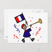 バスティーユ・デイ・ギフトとティー(8) ポストカード (正面/裏面)