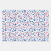 バスティーリデイフランスパターン1 ラッピングペーパーシート (正面2)