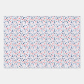 バスティーリデイフランスパターン2 ラッピングペーパーシート (正面3)