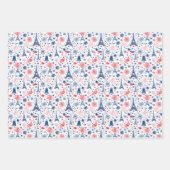 バスティーリデイフランスパターン2 ラッピングペーパーシート (正面2)