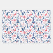 バスティーリデイフランスパターン2 ラッピングペーパーシート (正面)
