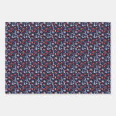 バスティーリデイフランスパターン3 ラッピングペーパーシート (正面3)