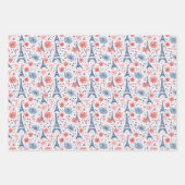 バスティーリデイフランスパターン4 ラッピングペーパーシート (正面2)