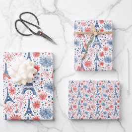 バスティーリデイフランスパターン4 ラッピングペーパーシート