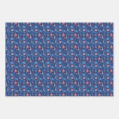 バスティーリデイフランスパターン6 ラッピングペーパーシート (正面3)