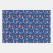 バスティーリデイフランスパターン6 ラッピングペーパーシート (正面2)