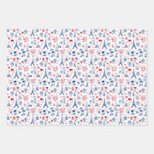 バスティーリデイフランスパターン7 ラッピングペーパーシート (正面2)