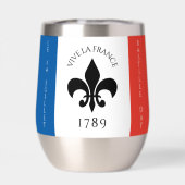 バスティーリデイフルーアデリリストリコローフランス国旗 (背面)