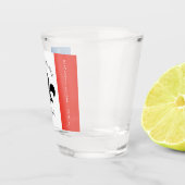 バスティーリデイフルーアデリリストリコローフランス国旗 ショットグラス (右)