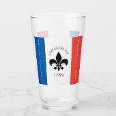 バスティーリデイフルーアデリリストリコローフランス国旗 タンブラーグラス (裏面)