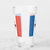 バスティーリデイフルーアデリリストリコローフランス国旗 タンブラーグラス (右)
