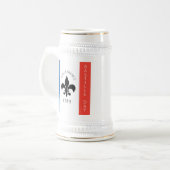バスティーリデイフルーアデリリストリコローフランス国旗 ビールジョッキ (正面左)