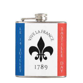 バスティーリデイフルーアデリリストリコローフランス国旗 フラスク