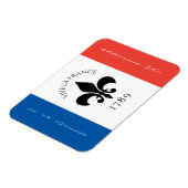 バスティーリデイフルーアデリリストリコローフランス国旗 マグネット (左側)