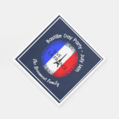 バスティーリデイ7月14日お祝い スタンダードランチョンナプキン (角)