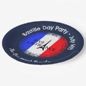 バスティーリデイ7月14日お祝い ペーパープレート (アングル)