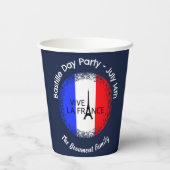 バスティーリデイ7月14日お祝い 紙コップ (裏面)