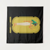 バステット古代エジプト女神タペストリー タペストリー (正面(横))