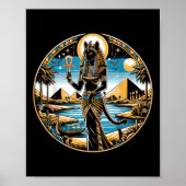 バステット猫の女神エジプト古代の神話 ポスター (正面)