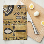 バステット – エジプトの女神 キッチンタオル (四つ折り)