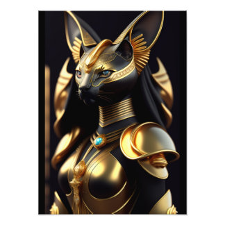 バステット、猫の女神 フォトプリント