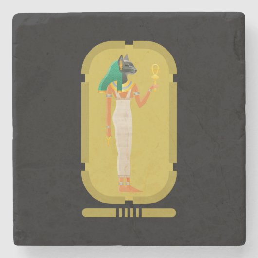 バステト ストーン コースター (正面)