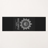 バステンプルヨガガネーシュサウンドシステムマット ヨガマット (正面(横))