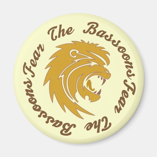 バストおもしろいーンを恐れる マグネット (正面)