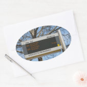 バストップスサイン 楕円形シール (封筒)