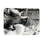 バストニュの第二次世界大戦アメリカ兵 マグネット (横)