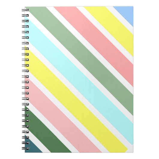 バストライプのミューダの色 ノートブック (正面)