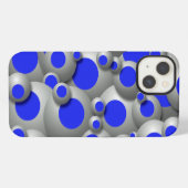バストリングバブルスロイヤルブルーケースメイトiPhoneケース iPhoneケース (裏面横)