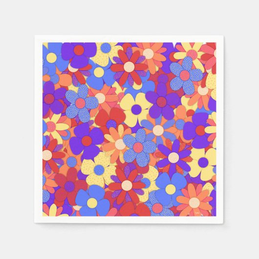 バストリングブーケナプキンズ スタンダードカクテルナプキン (正面)