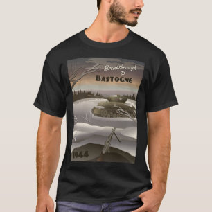 バストーニュ1944年 – バルジ・トラベル・ポスターの戦い Tシャツ