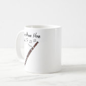 バストーンカスタムムグバストニストミュージシャンギフト コーヒーマグカップ (正面左)