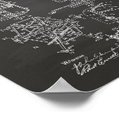 バスト型枠1893パテントアートシャルボード ポスター (角)