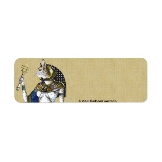 バスト差出人住所ラベル ラベル (正面)