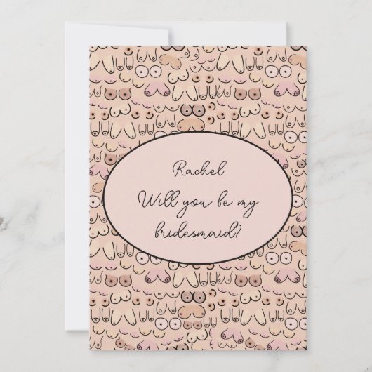 バスト 招待状 (正面)