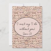 バスト 招待状 (裏面)